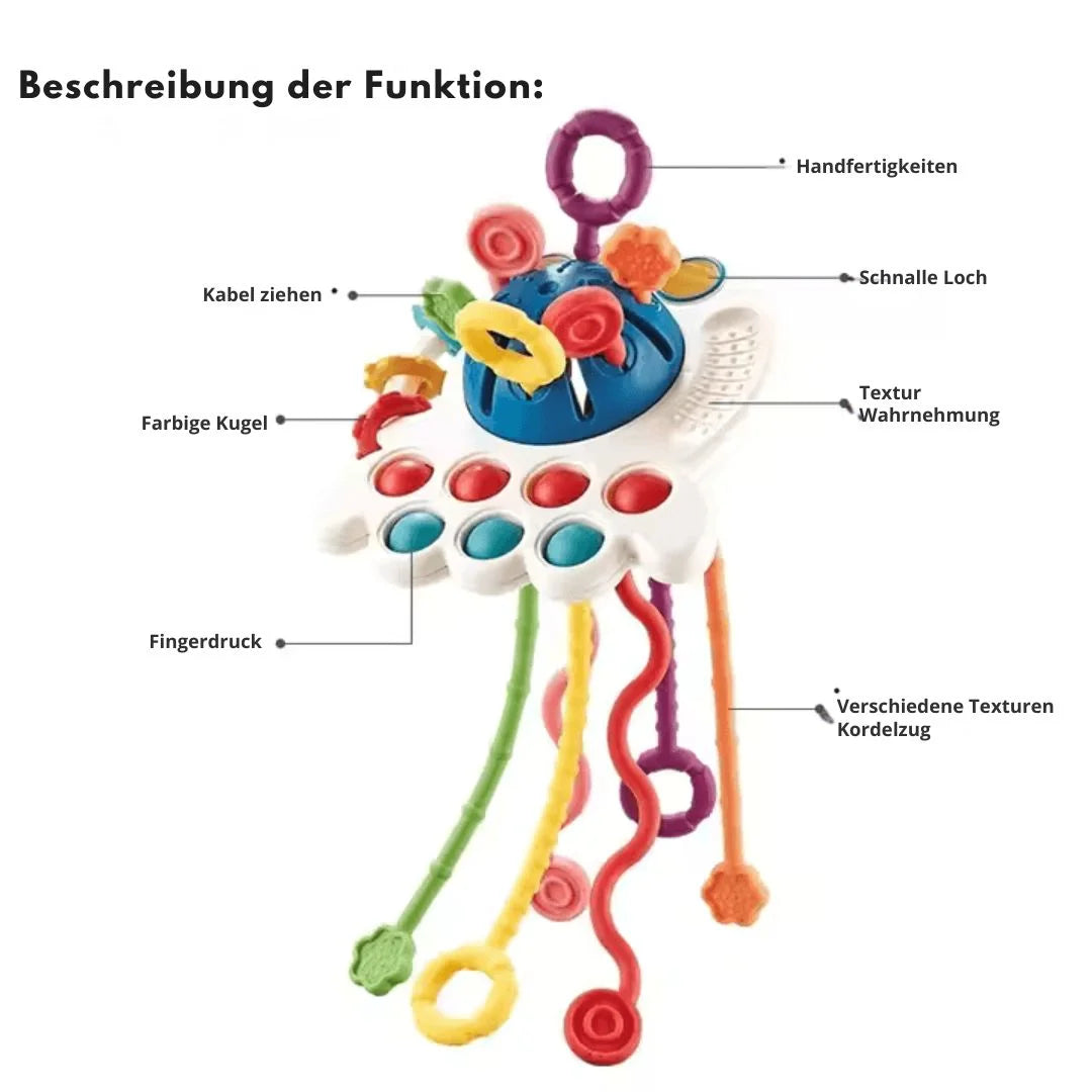 StarQuest – Sensorisches UFO-Spielzeug für Kinder ab 3+ – Verbessert Motorische Fähigkeiten