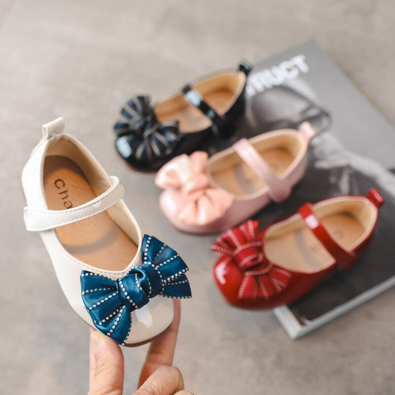 Meisjes vlinderknoop prinses leren sandalen