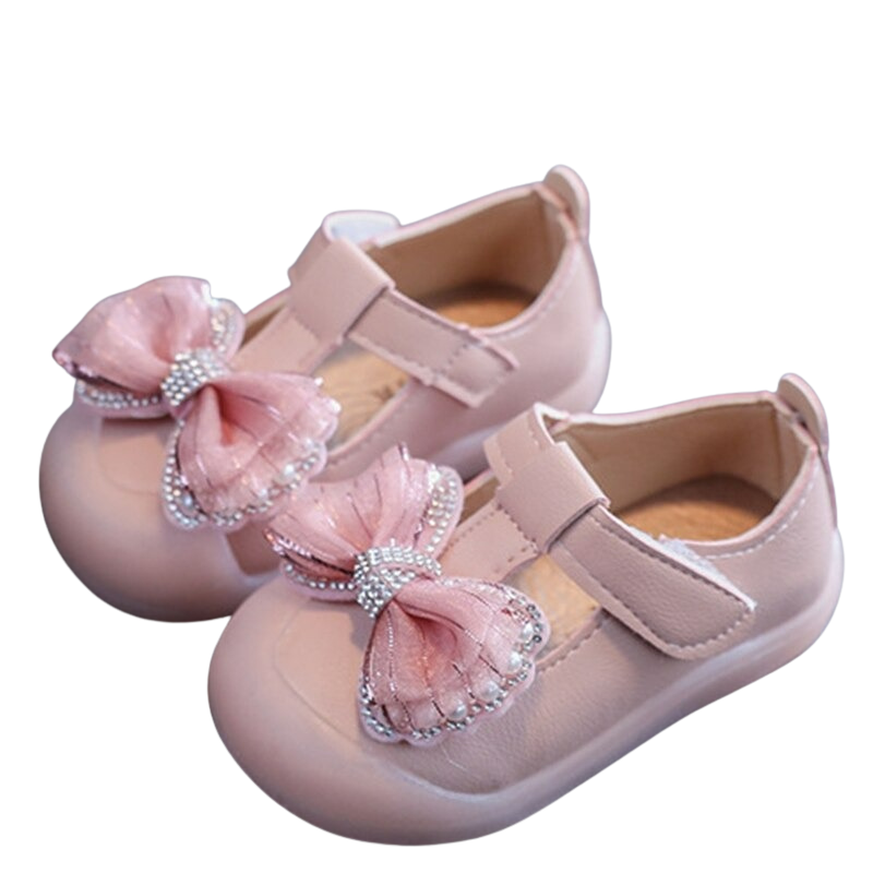 Meisjes Casual Vlinderknoop Prinses Leren Sandalen