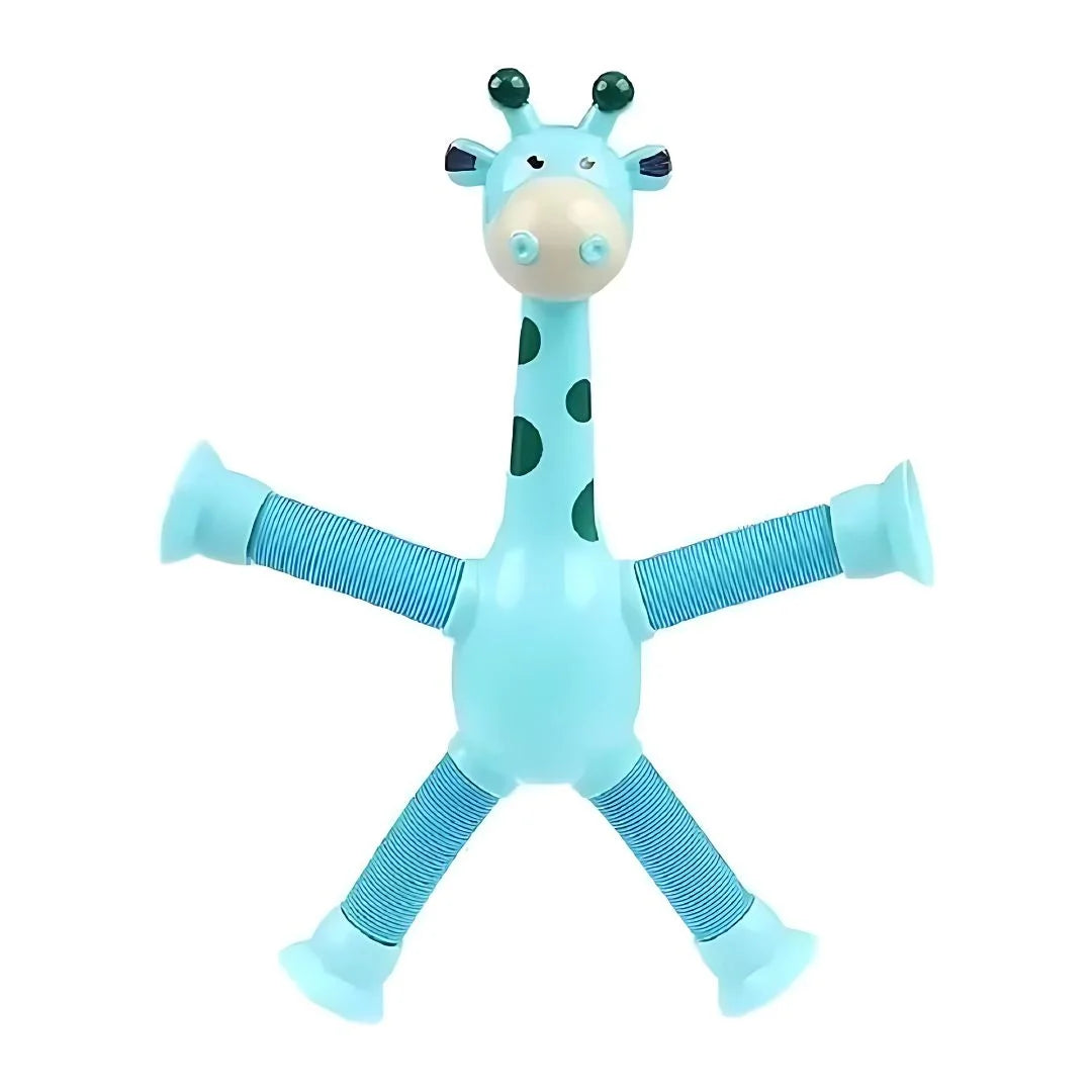 StretchyGiraffes -  Teleskop-Saugnapf Giraffe Spielzeug