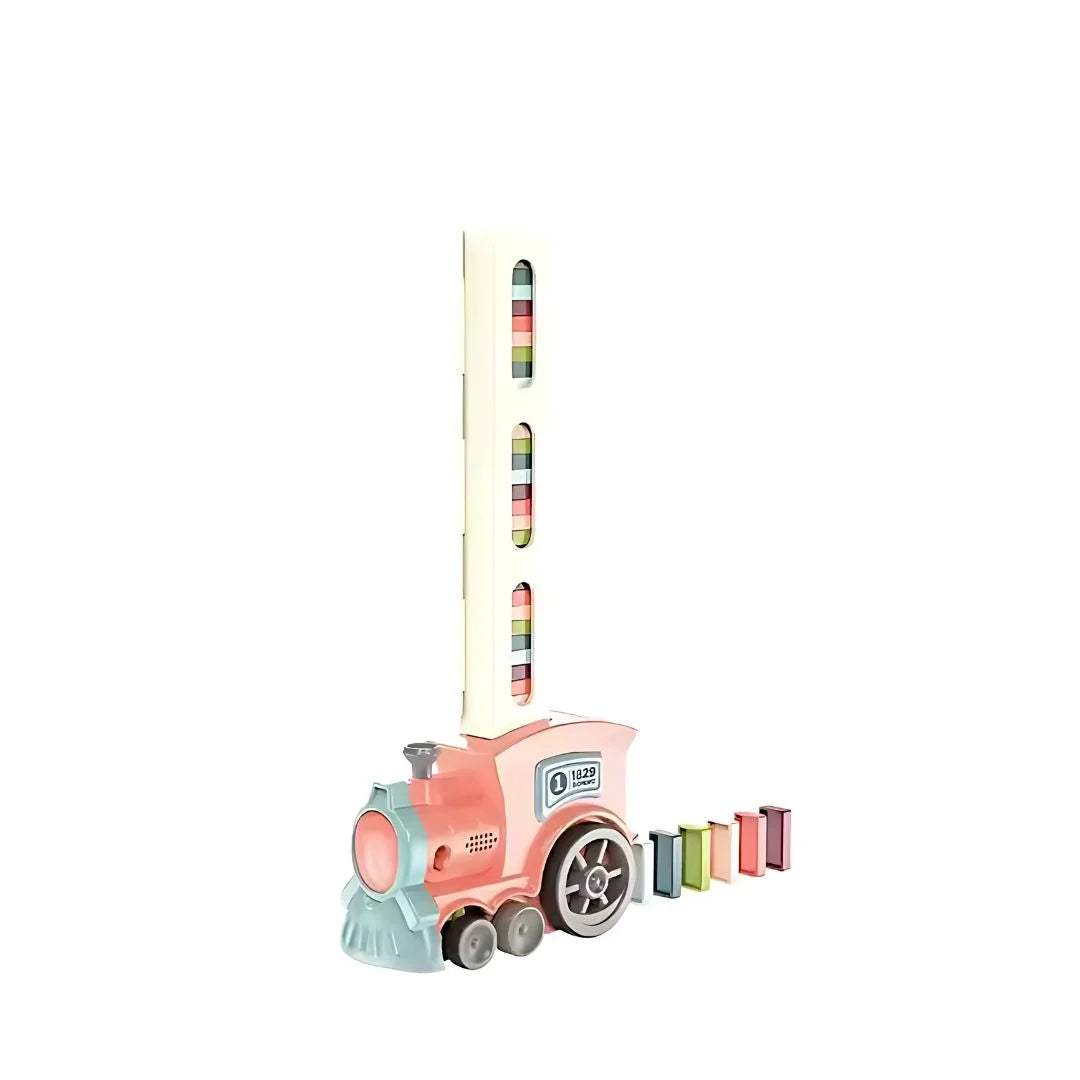 DominoTrain- Kinder Domino Zug Auto Set
