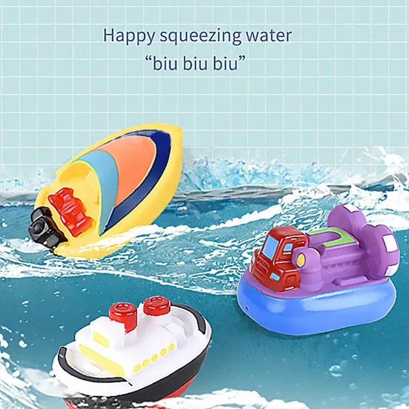 FloatFleet – Badeboot-Spielzeugset für Kleinkinder ab 1,5 Jahren – Inspiriert Wasserspiele & Fantasievolle Badeabenteuer