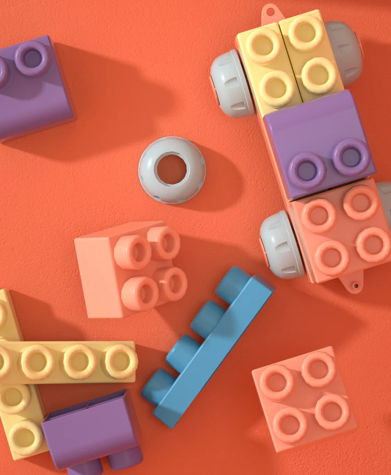 StackCraft – Montessori-Holzbausteine für Kinder ab 3 Jahren – Fördert kreatives Spielen & Feinmotorik