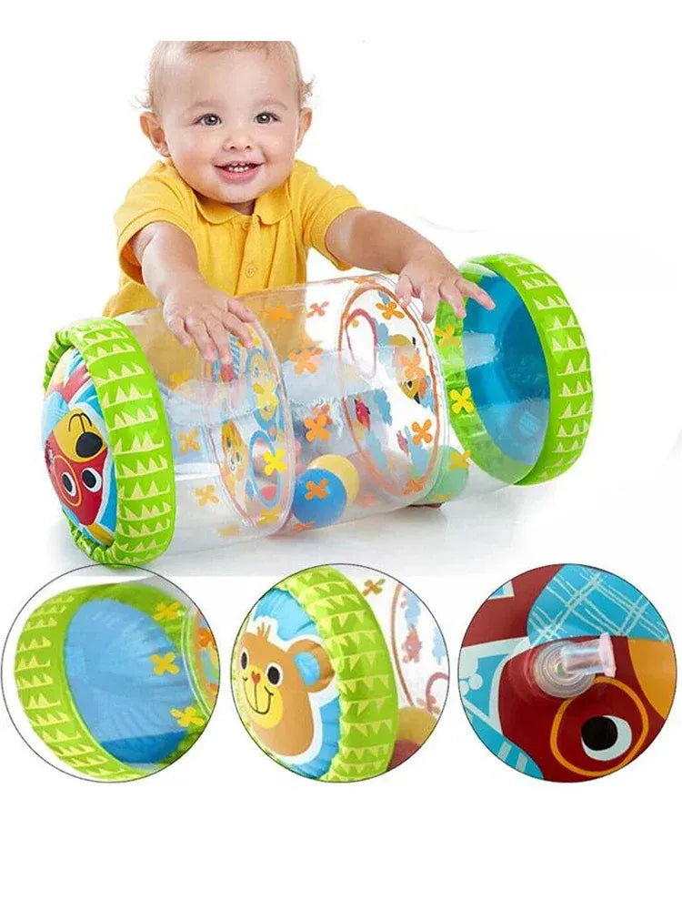 WiggleRoll – Sensorische Rasselball für Babys ab 6 Monaten – Fördert Krabbeln & Motorische Entwicklung
