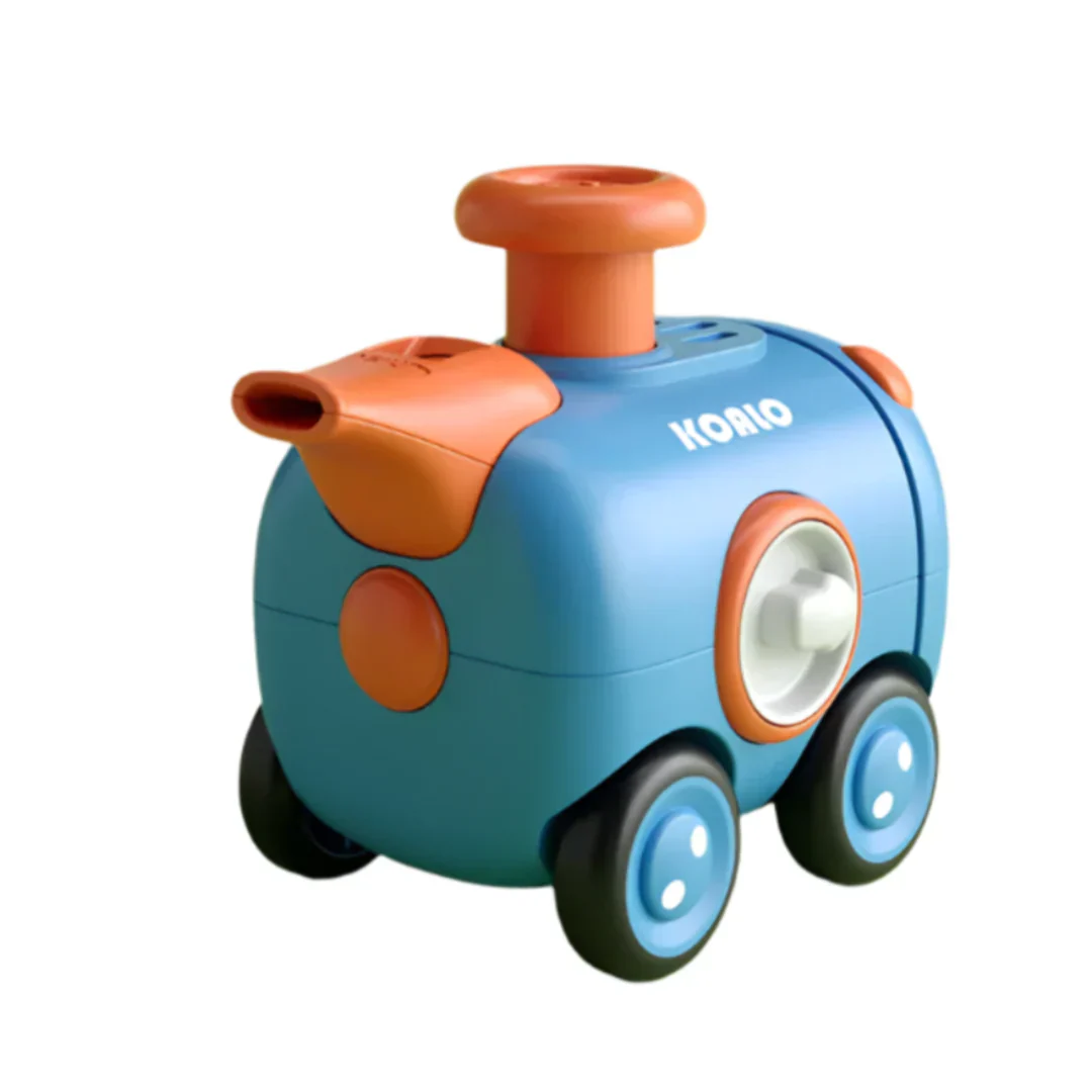 WhimsyWheels - Interaktives Tier-Zug-Spielzeug für Kinder ab 2 Jahren - Pfeifen, Wechseln & Erforschen