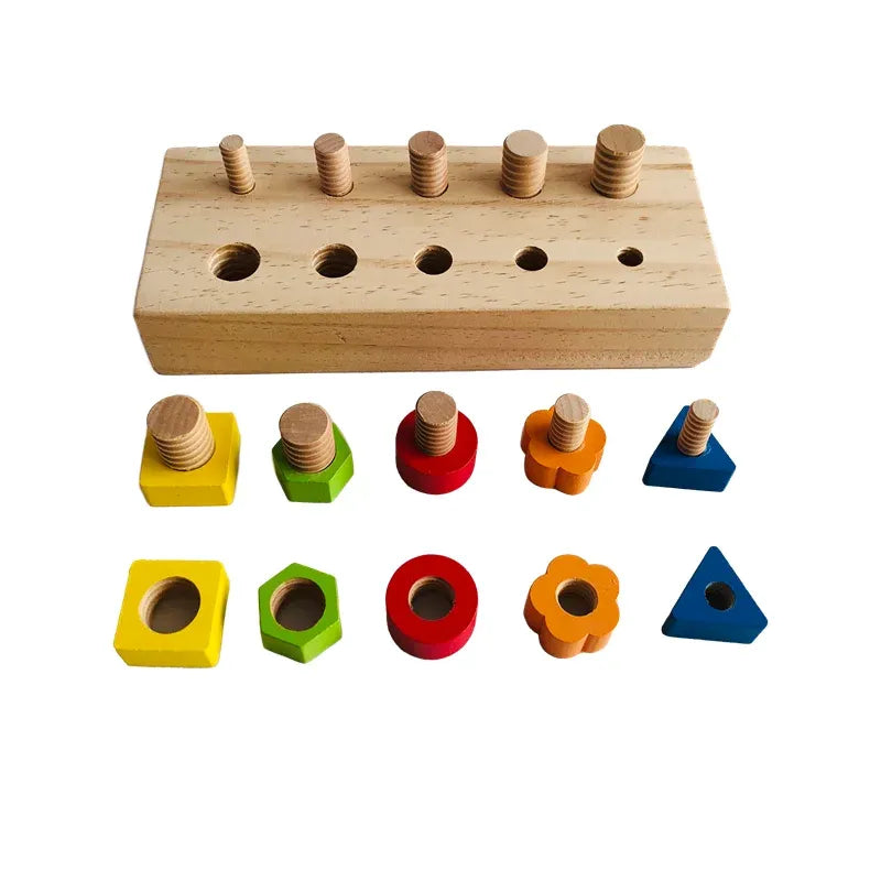 BoltBuddy Montessori Schraubbrett – Motorikspielzeug – Ab 4 Jahren