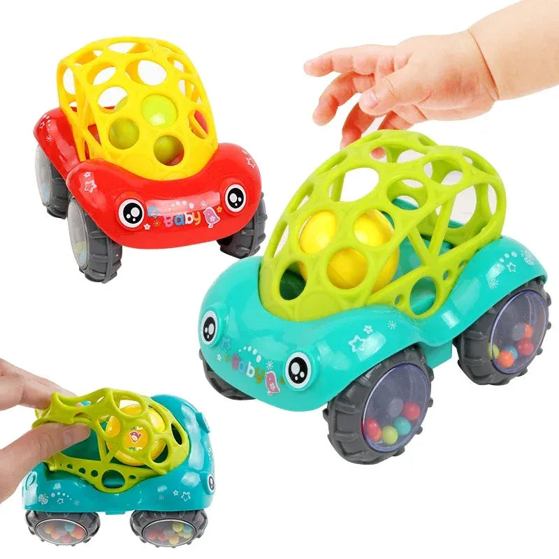 RattleRover – Rollendes Auto-Spielzeug für Babys ab 6 Monaten – Fördert Krabbeln & Sensorisches Spielen