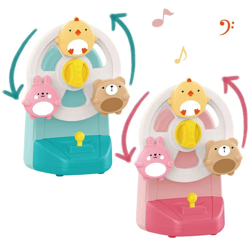 SpinChime – Tierisches Riesenrad-Musikspielzeug für Kinder ab 2 Jahren – Fördert Ruhe, visuelles Spiel & Konzentration