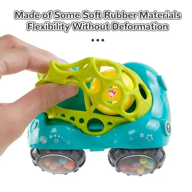 RattleRover – Rollendes Auto-Spielzeug für Babys ab 6 Monaten – Fördert Krabbeln & Sensorisches Spielen