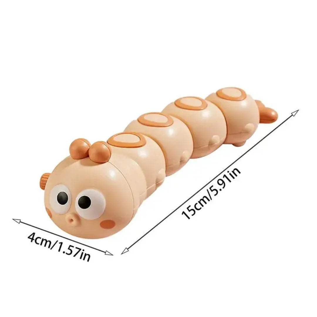 WiggleWorm – Zieh-und-Los Kriechspielzeug | Ursache-Wirkung Spaß für Babys ab 6 Monaten