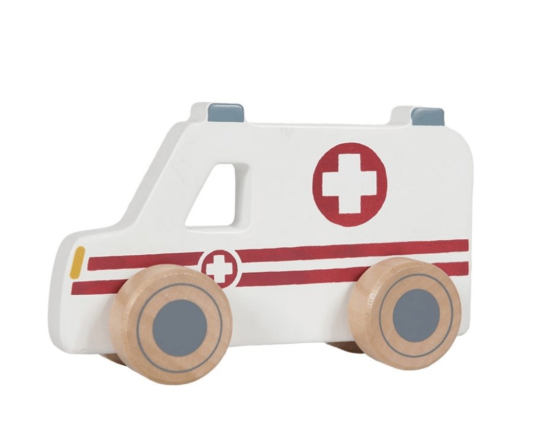Little Dutch Wooden Emergency Services Vehicles