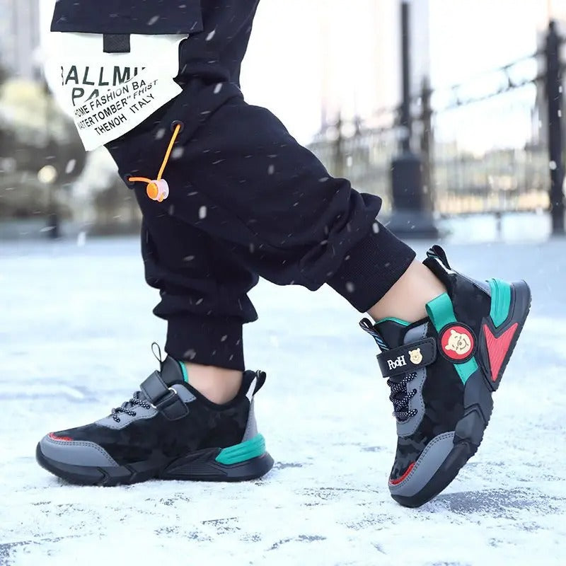 Modieuze sneakers met berenprint