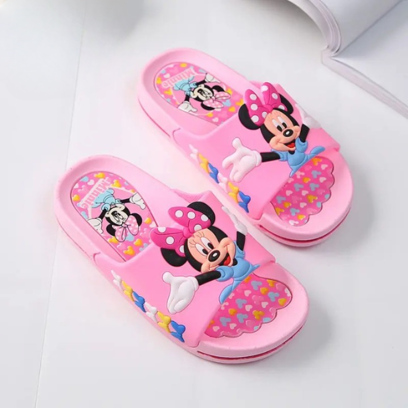 Non Slip Mickey Minnie Slippers