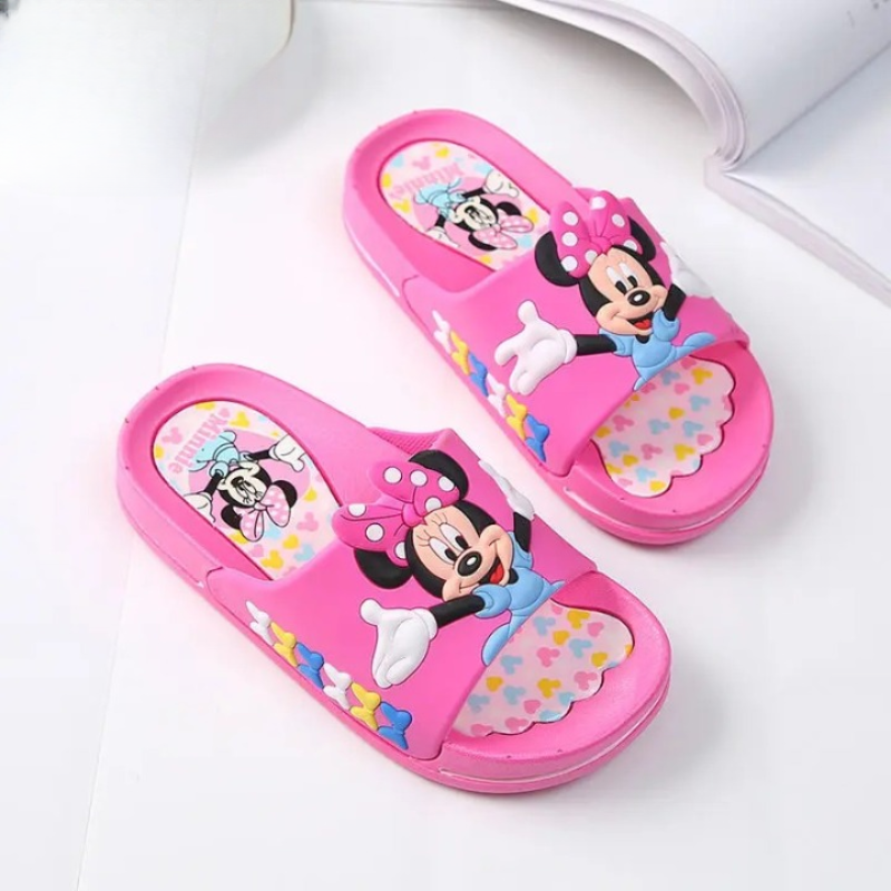 Non Slip Mickey Minnie Slippers