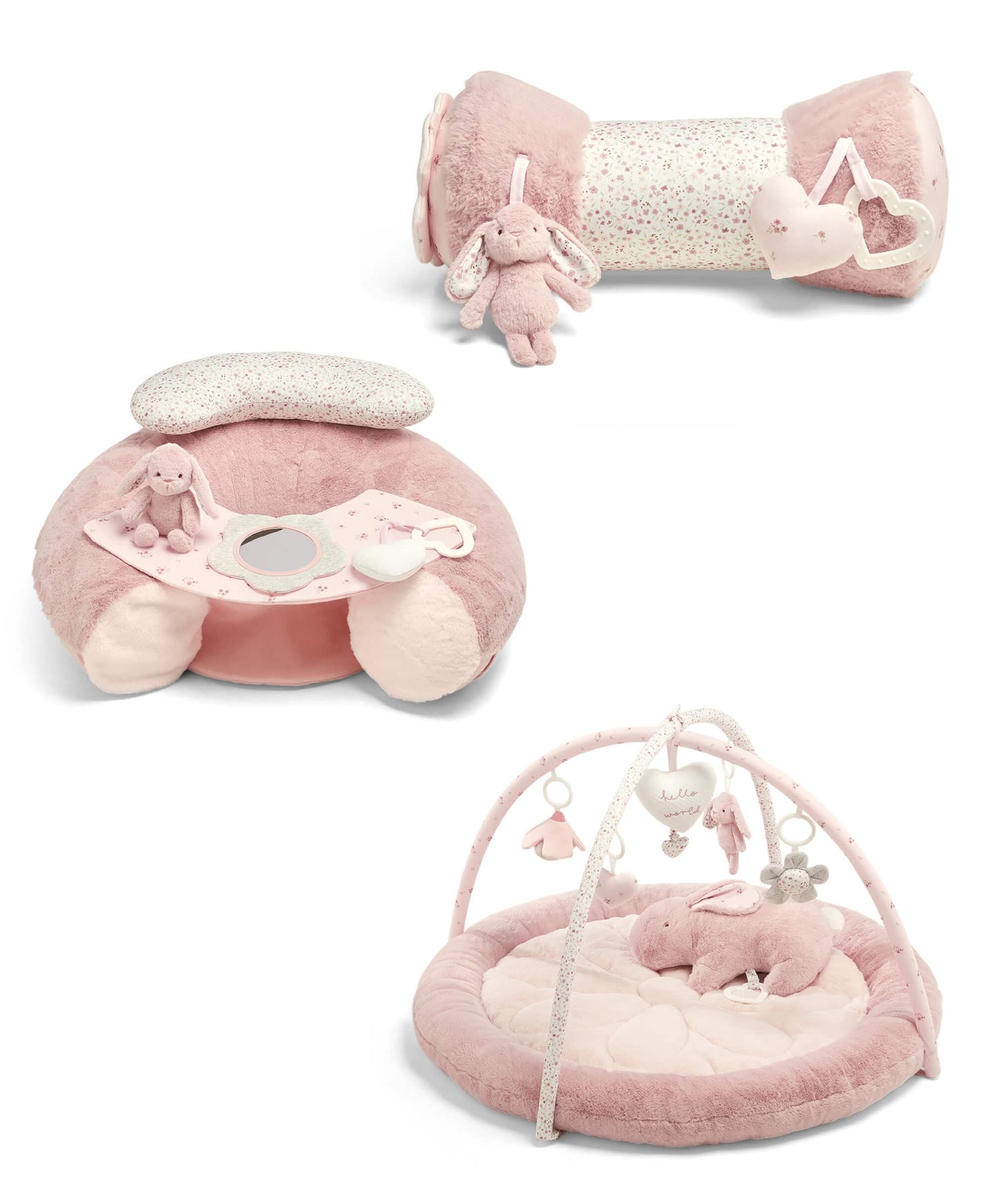 Speelmatbundel (3 stuks) - Welcome to the World Bunny/Roze