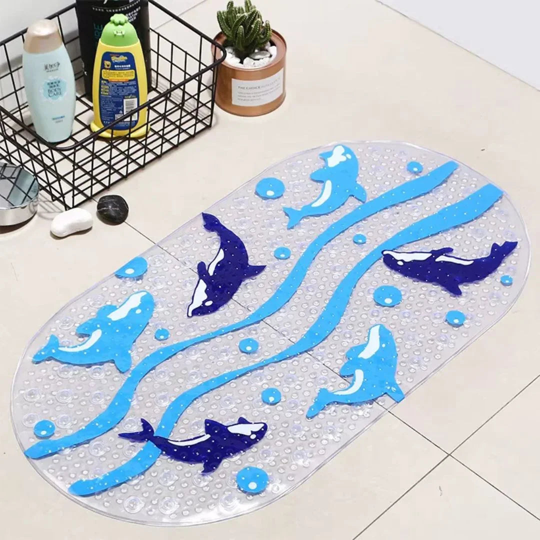 SafeSplash – Rutschfeste Badematte mit Saugnäpfen für Babys