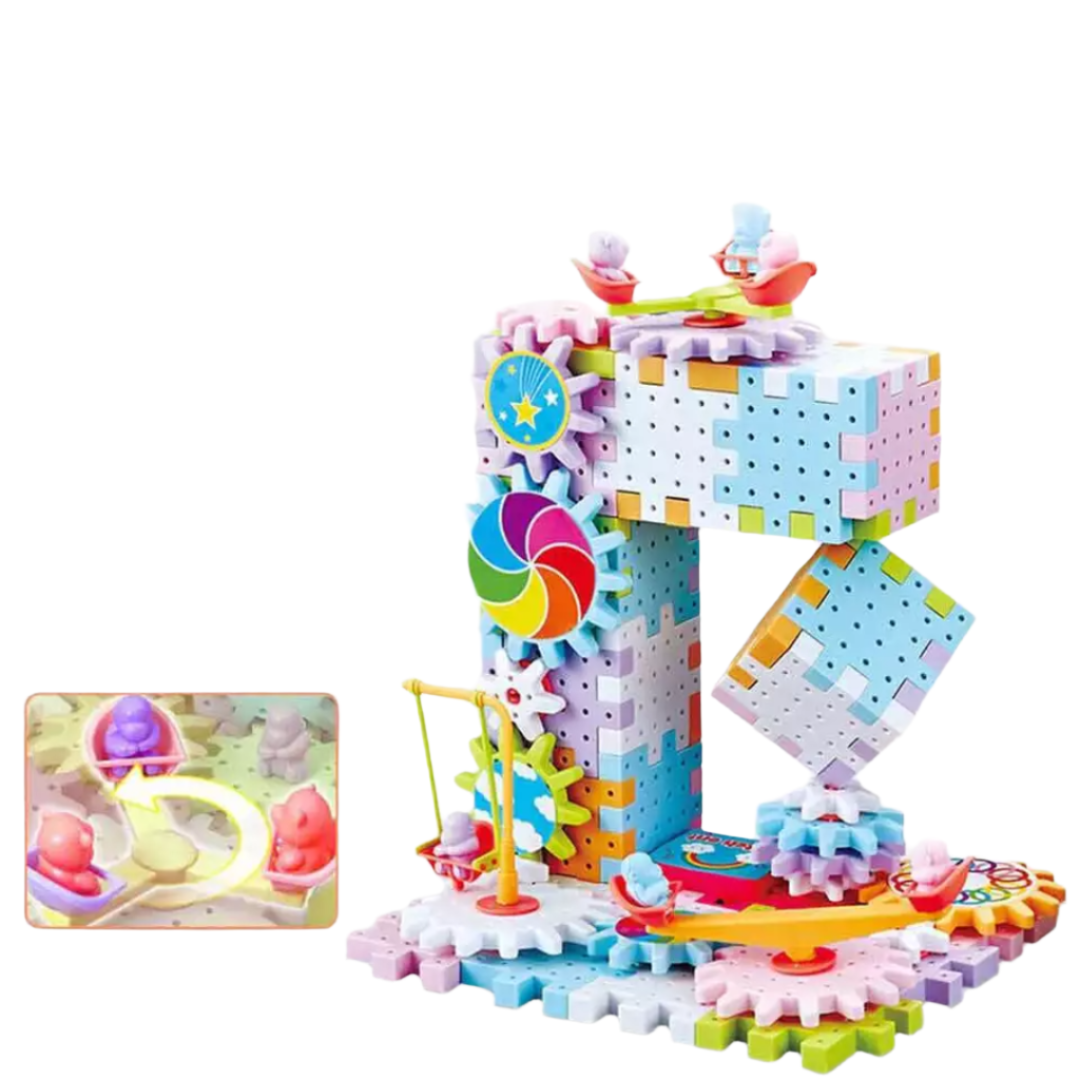 SpinFun - Bildungs-Spielzeugset mit Zahnrädern