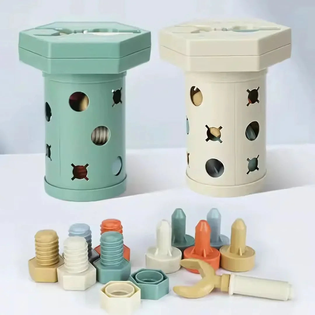 ScrewSkill – Montessori Magnetisches Schraub Motorikspielzeug für Kinder ab 3 Jahren