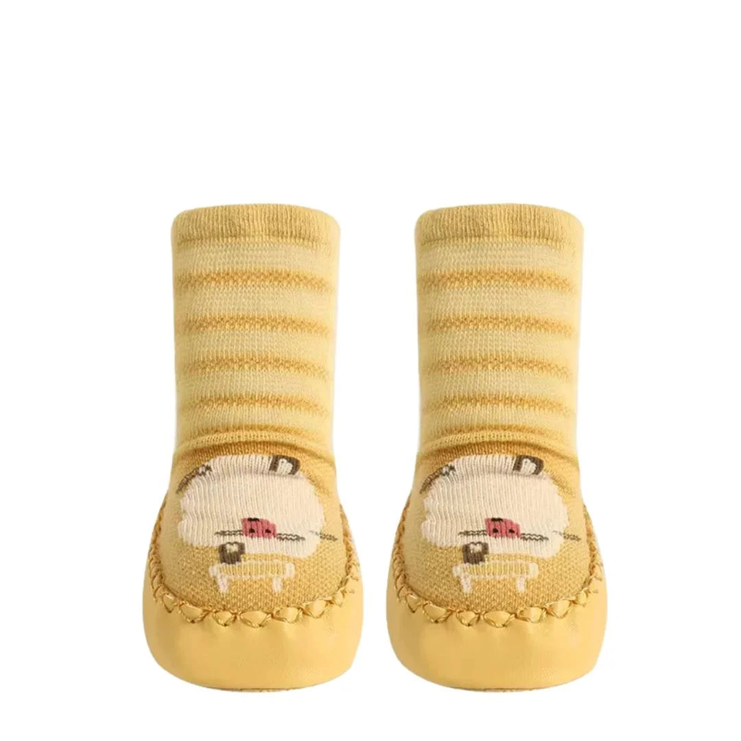 TotSocks – Rutschfeste Babysocken mit Tiermotiv für 0–24 Monate