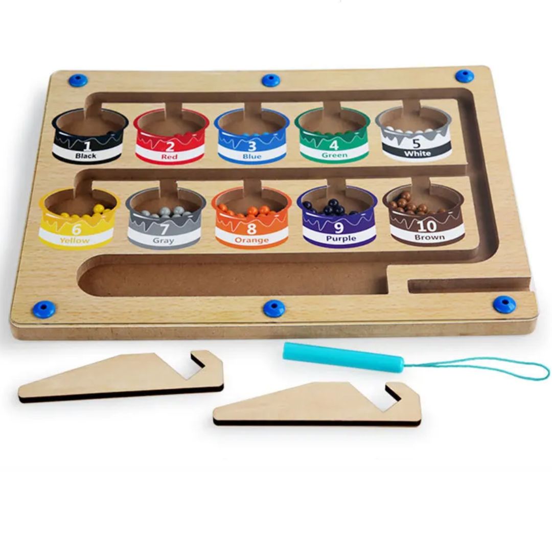 SortNest – Montessori Magnetisches Sortierbrett für Kinder ab 3 Jahren
