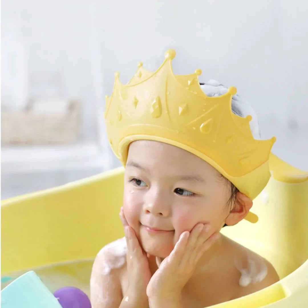SplashCrown – Verstellbarer Shampoo Schild für Babys & Kinder ab 1 Jahr