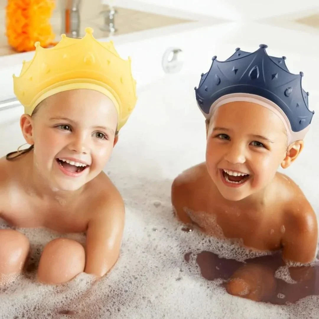SplashCrown – Verstellbarer Shampoo Schild für Babys & Kinder ab 1 Jahr