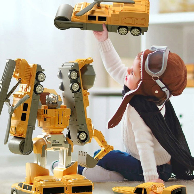 MagnaGear - Magnetisches Transformations-Engineering-Auto-zusammengebautes Spielzeug