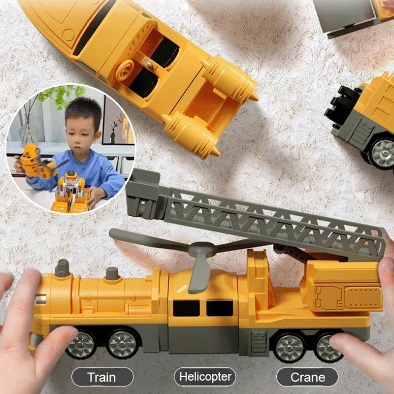MagnaGear - Magnetisches Transformations-Engineering-Auto-zusammengebautes Spielzeug