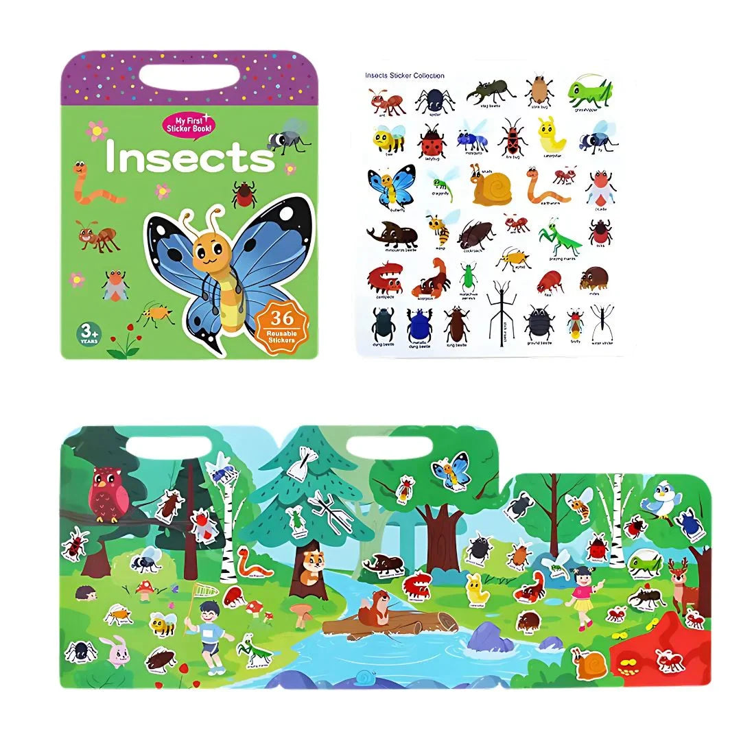 StickTopia – Interaktives Sticker- und Aktivitätsbuch für Kinder ab 3 Jahren