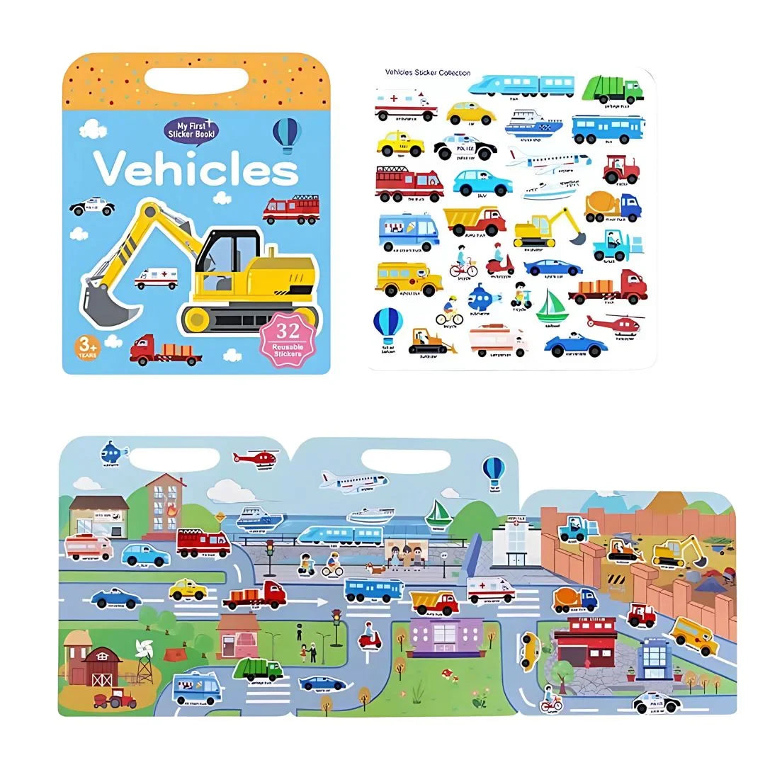 StickTopia – Interaktives Sticker- und Aktivitätsbuch für Kinder ab 3 Jahren