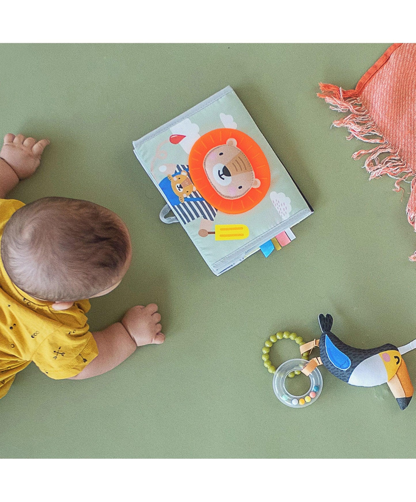 Taf Toys - Książka „Savannah Adventures Tummy Time Book”