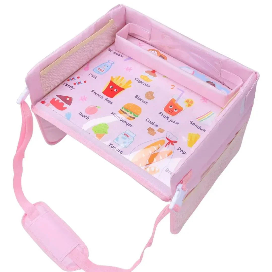 TravelTray – Tragbarer Auto-Kindersitz-Tisch für Unterwegs Spielen