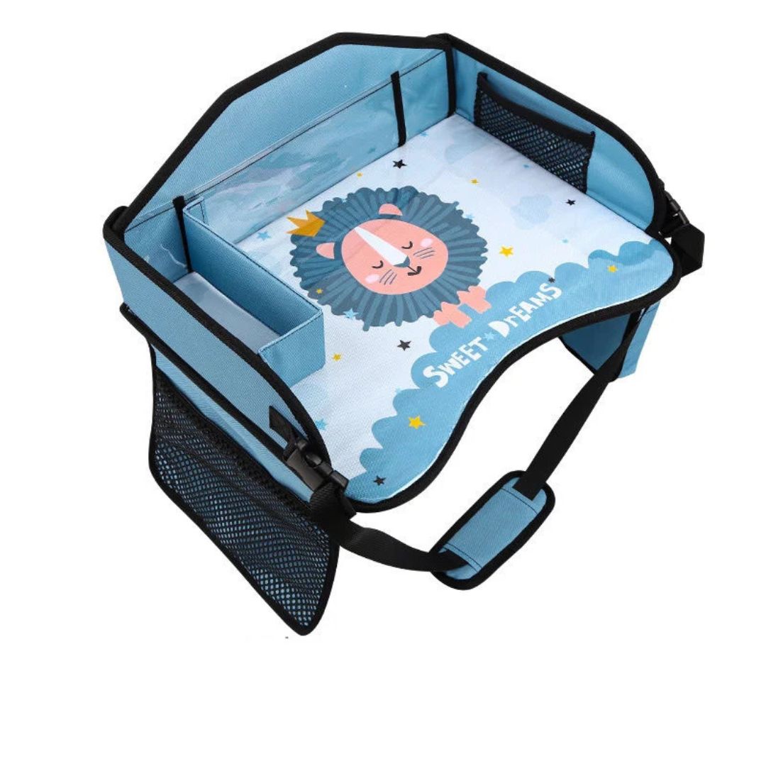 TravelTray – Tragbarer Auto-Kindersitz-Tisch für Unterwegs Spielen