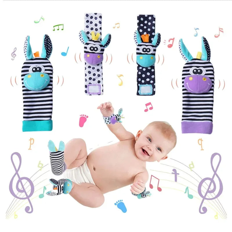 SensoryPlush- Weiche, rasselnde Socken und Armbänder für die ersten Entdeckungen
