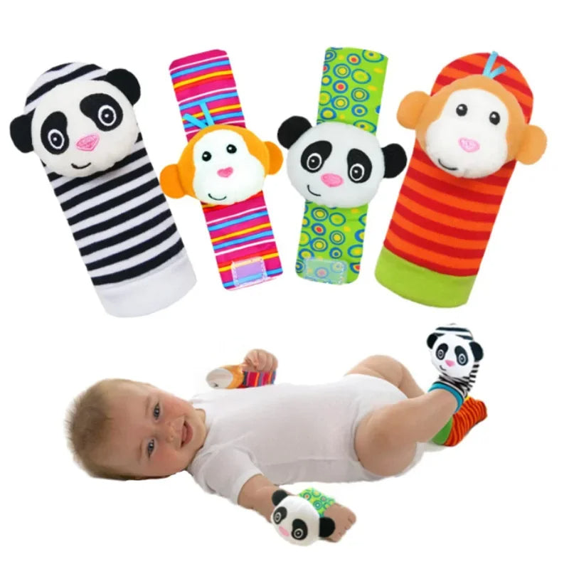 SensoryPlush- Weiche, rasselnde Socken und Armbänder für die ersten Entdeckungen