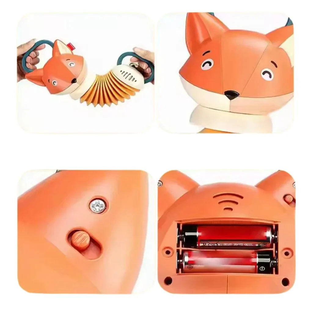 MelodyFox - Akkordeonspielzeug aus Holz für Kleinkinder