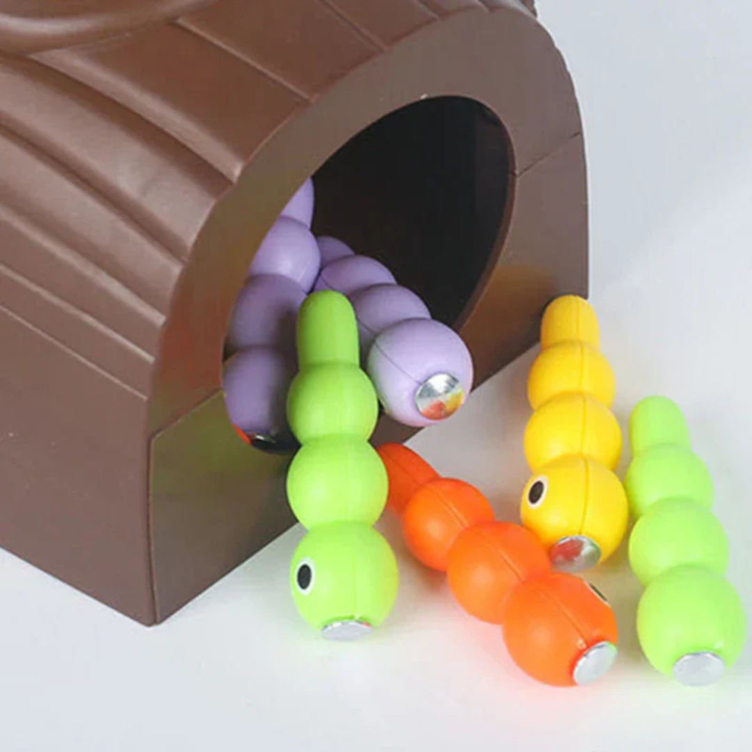 CatchCritters – Magnetisches Wurmspiel | Montessori Feinmotorik Spielzeug für Kinder ab 3 Jahren