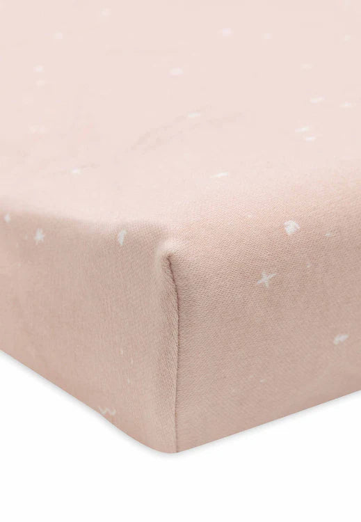 Changing Mat Cover - Twinkling - Wild Rose - (50 x 70 cm)