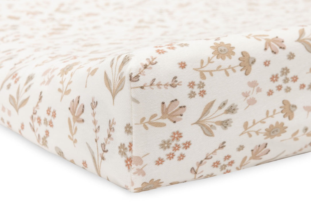 Changing Mat Cover Jersey - Bloomy - (50 x 70 cm)