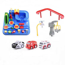 AdventureWheels - Auto-Abenteuer 2 in 1 Schienen-Spielzeug-Set