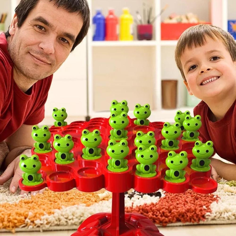 FrogTower - Balance-Spielzeug „Froschturm“