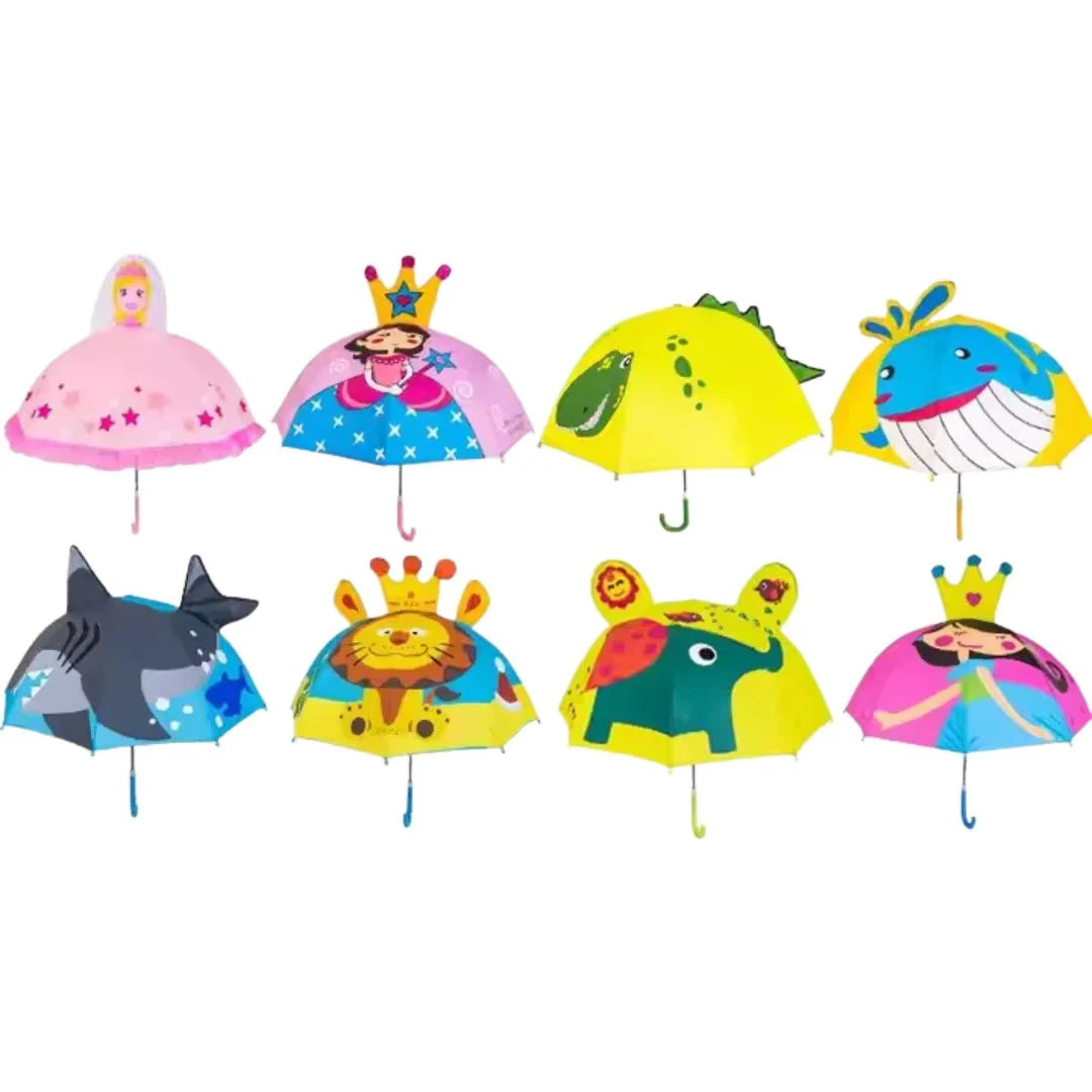 RainBuddy – Kinder Regenschirm ab 3 Jahren | Sicheres & Spaßiges Regenabenteuer