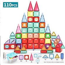 MagneTiles - Pädagogisches magnetisches 3D-Bausteinset