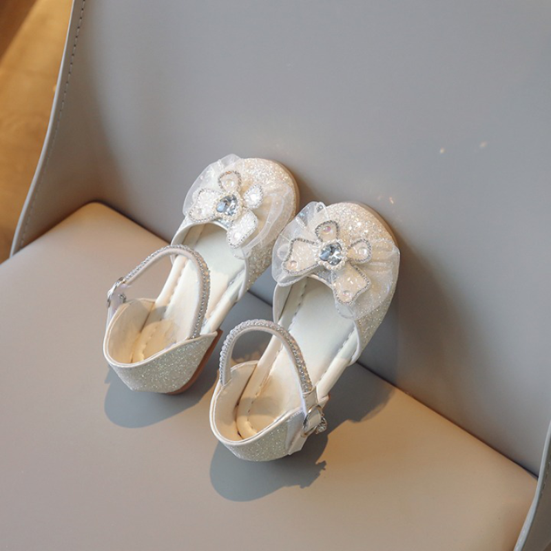 Strandsandalen met pailletten en strass steentjes voor kinderen