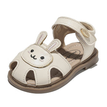 Casual sandalen met konijnen- en wortelmotief