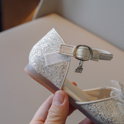 Strandsandalen met pailletten en strass steentjes voor kinderen