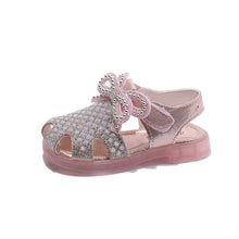 Feestsandalen met glitterdesign en lintbandjes
