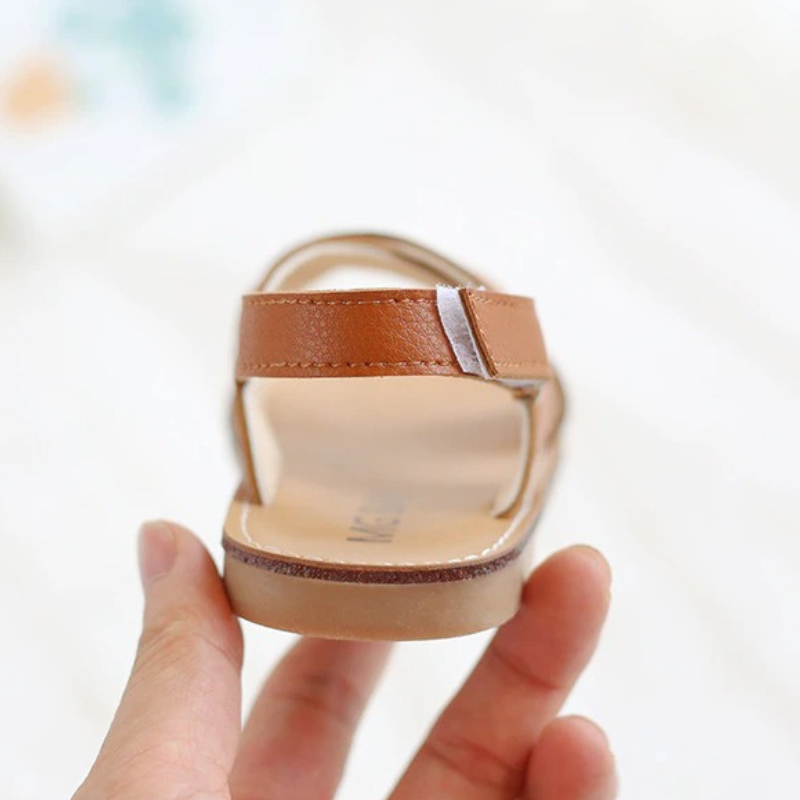 Cross-Tied Sandals For Kids