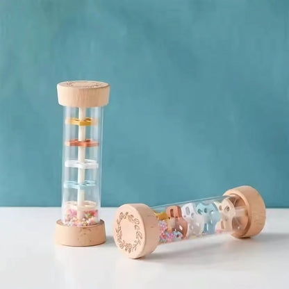 RainMelody – Holz Regenmacher Musikrassel | Ab 6 Monaten