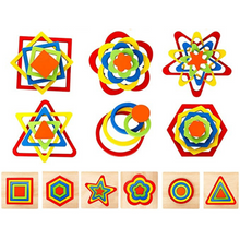 ShapeSort - Holz Montessori Puzzle-Spiel